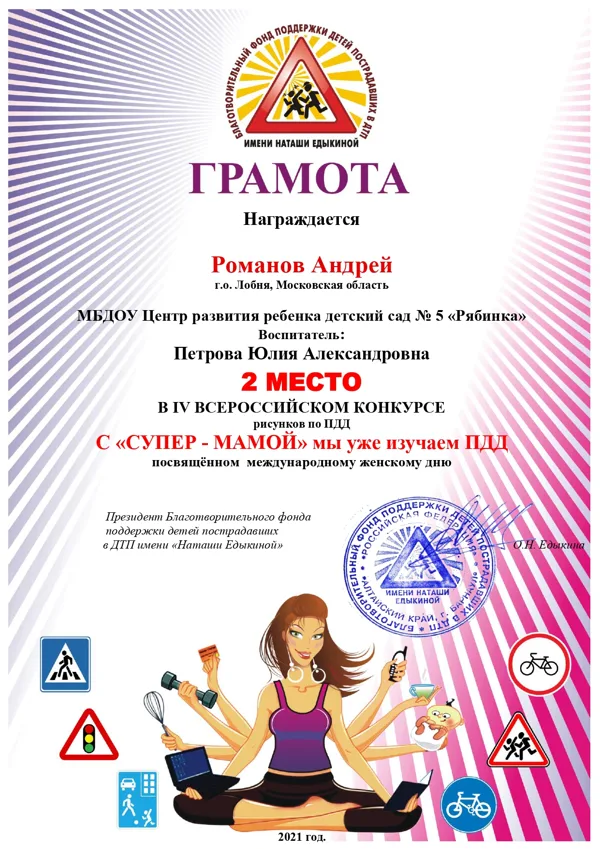 Достижения детей